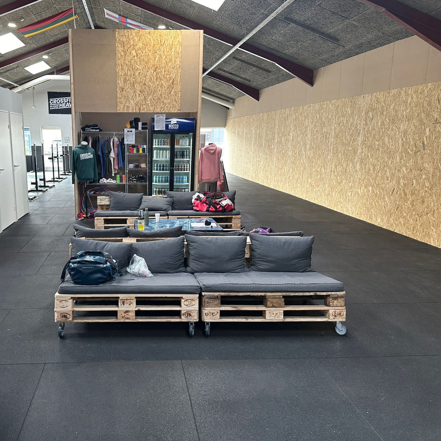 Bonkers XL fitnessgulv (1000x1000 mm, 30 mm)