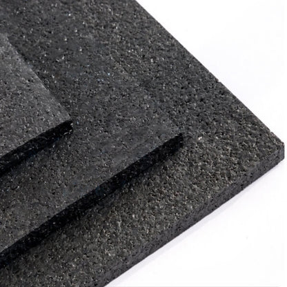 Sort Comfort gummigulv i rull (1250x1000 mm, 6 mm)