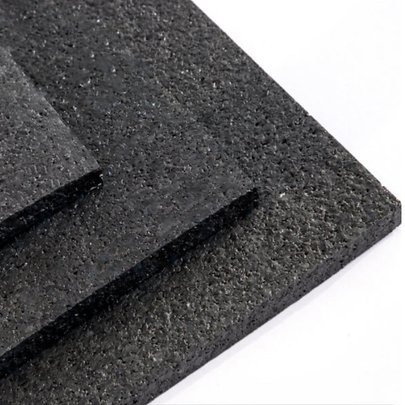 Sort Comfort gummigulv i rull (1250x1000 mm, 8 mm)