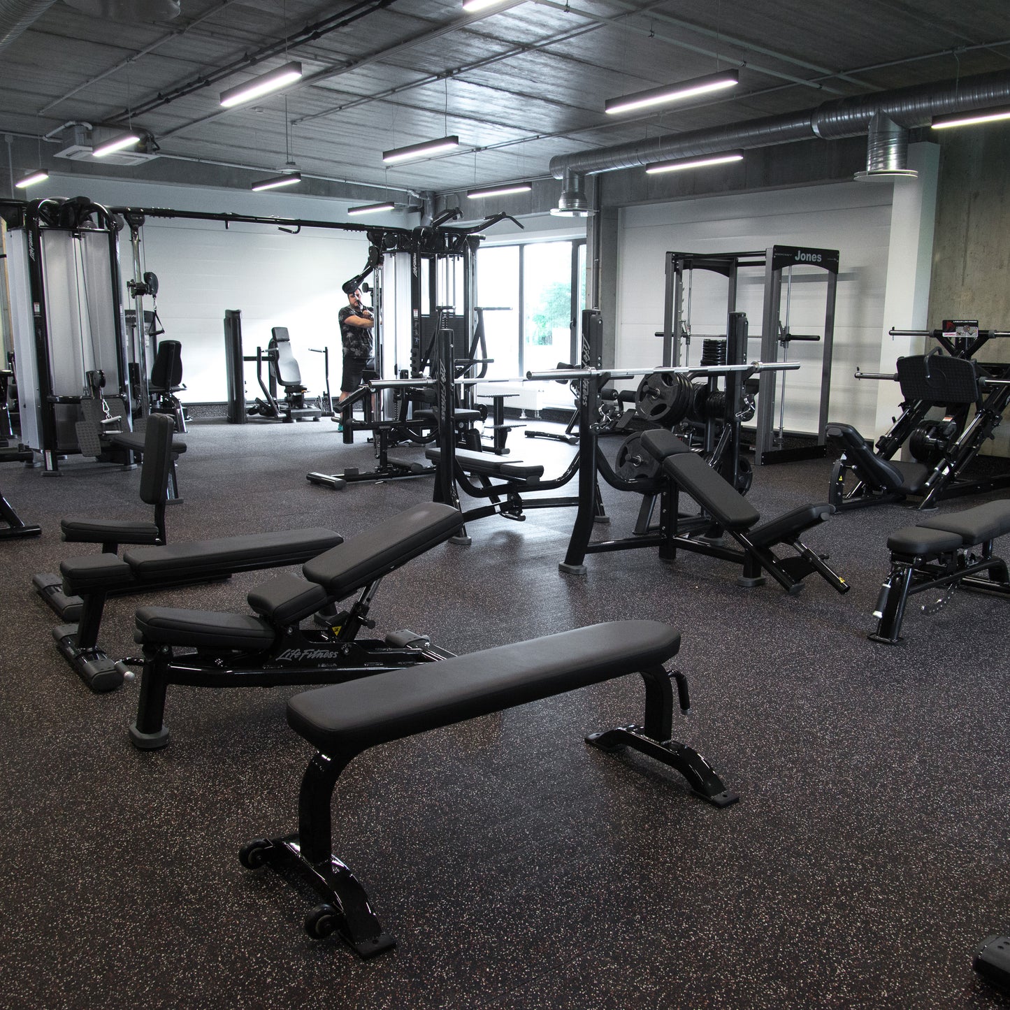 Comfort rulle med 15 % EPDM GRÅ, 6 mm