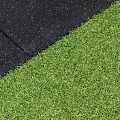 Gummirulle med kunstgræs