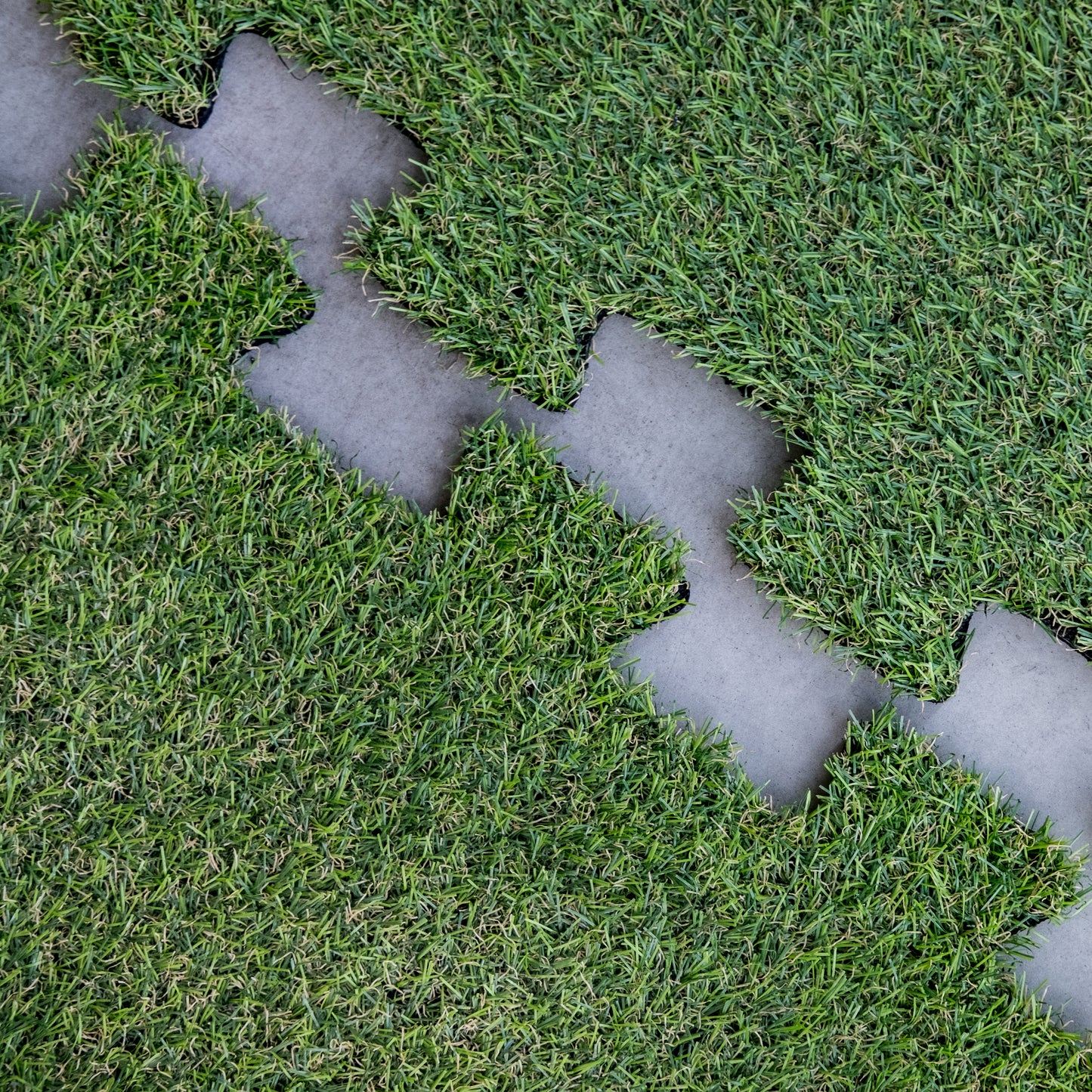 Gummifliser m/kunstgress (400 stk.)