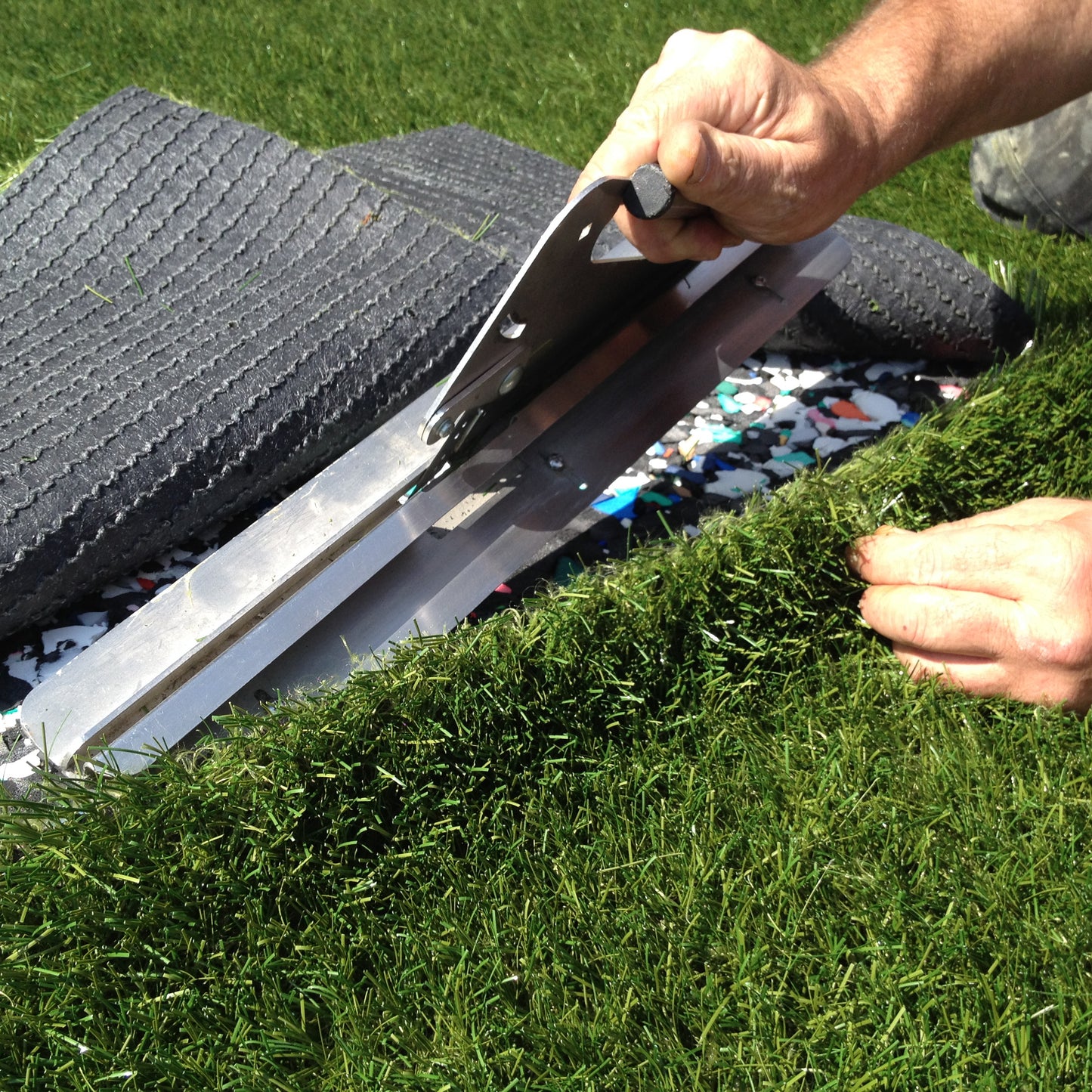 Lang kniv, venstrehåndede