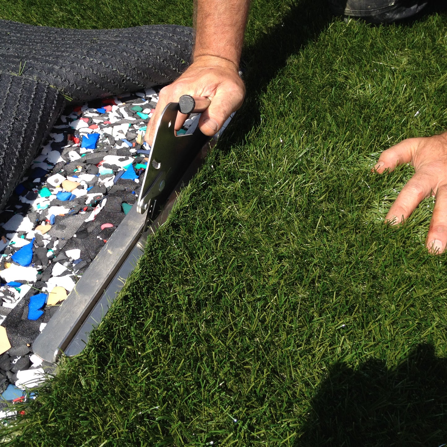 Lang kniv, venstrehåndede