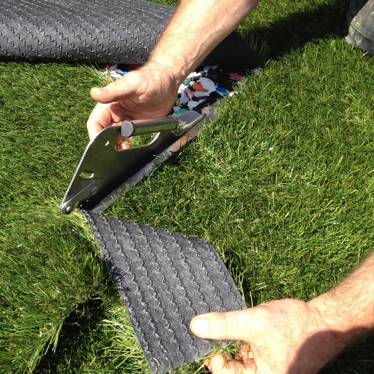 Lang kniv, venstrehåndede