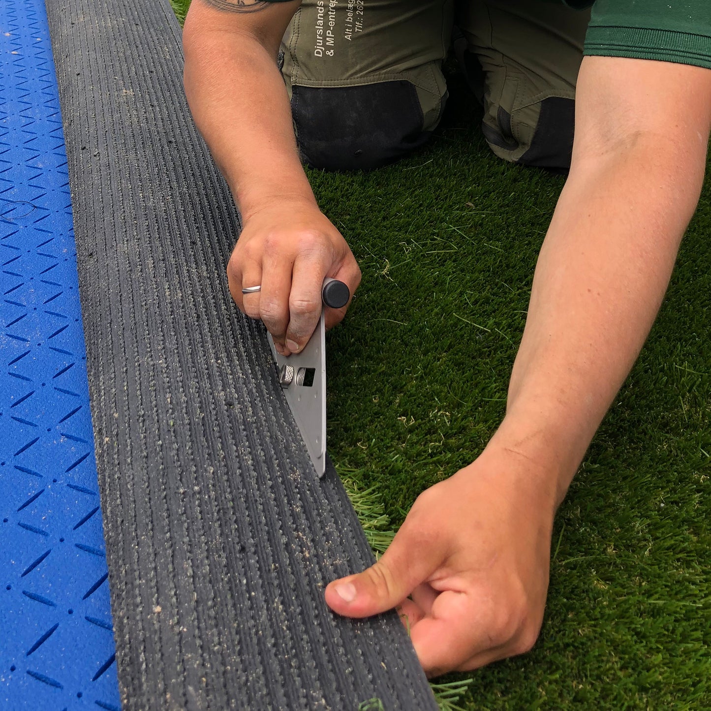 Loop pile cutter kniv, venstrehåndede