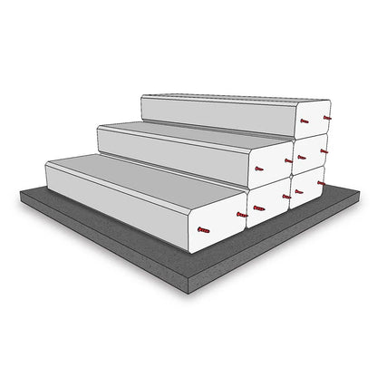 Gummi Sville, Hjørneblokk, 3 farger