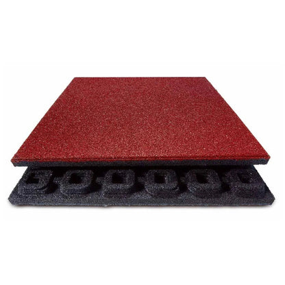 Gummifliser 100 mm. (503 x 1006 mm, Fallhøyde 270 cm)