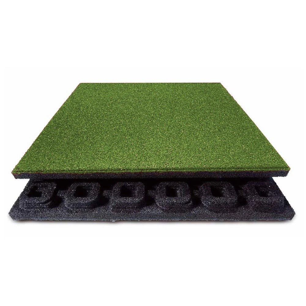 Gummifliser 100 mm. (503 x 1006 mm, Fallhøyde 270 cm)