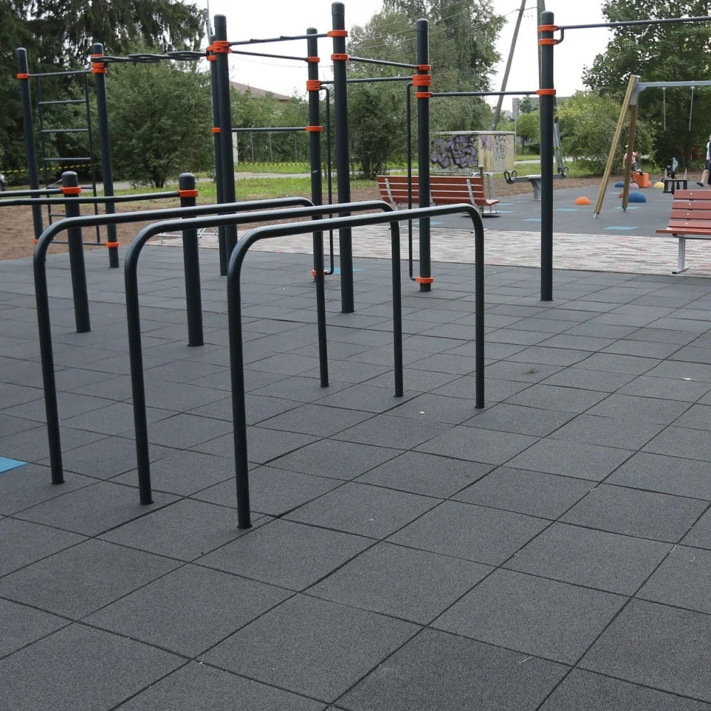 Gummifliser 100 mm. (503 x 1006 mm, Fallhøyde 270 cm)