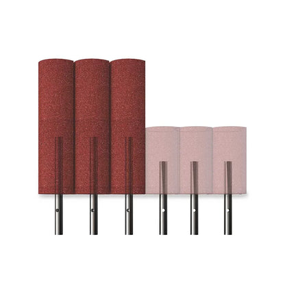 Palisade, resirkulert gummi, Ø250x600 mm, 3 farger