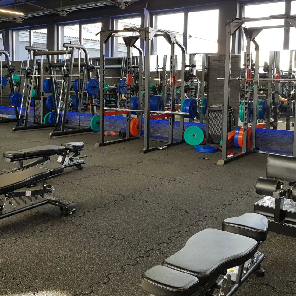 Puzzle-Lock fitnessgulv (1026x1026 mm, 25 mm)